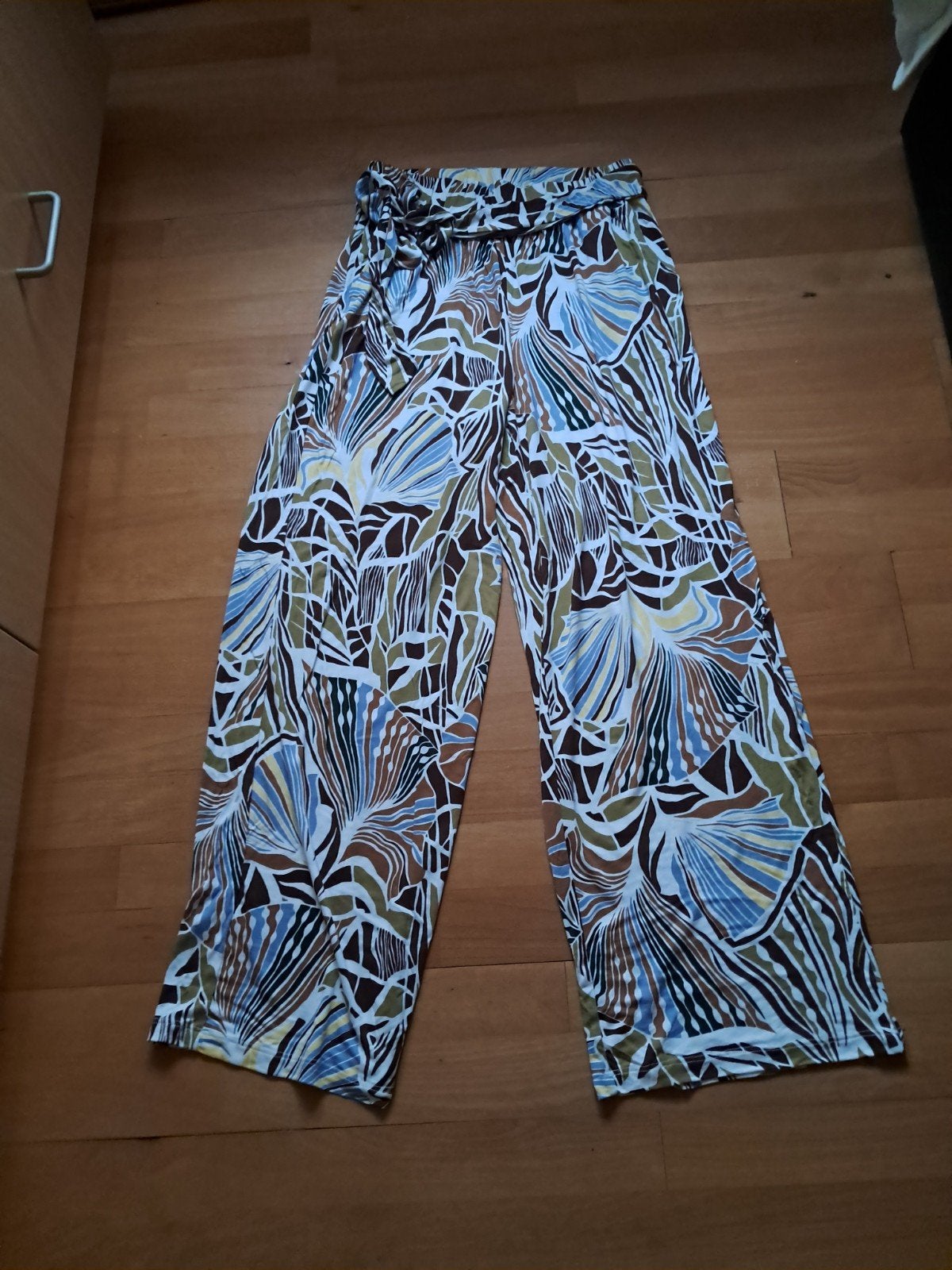 Lascana zomerbroek viscose, maat 38, met ceintuur, Lascana, Ophalen of Verzenden