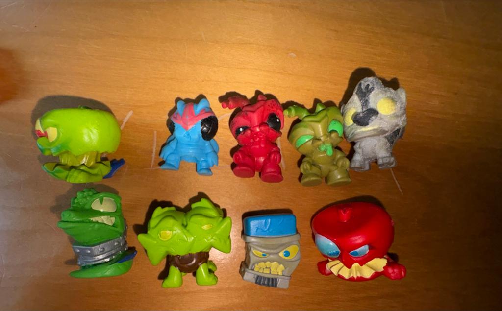 Gogo's Crazy Bones figuren set (8 stuks), Ophalen of Verzenden, Zo goed als nieuw