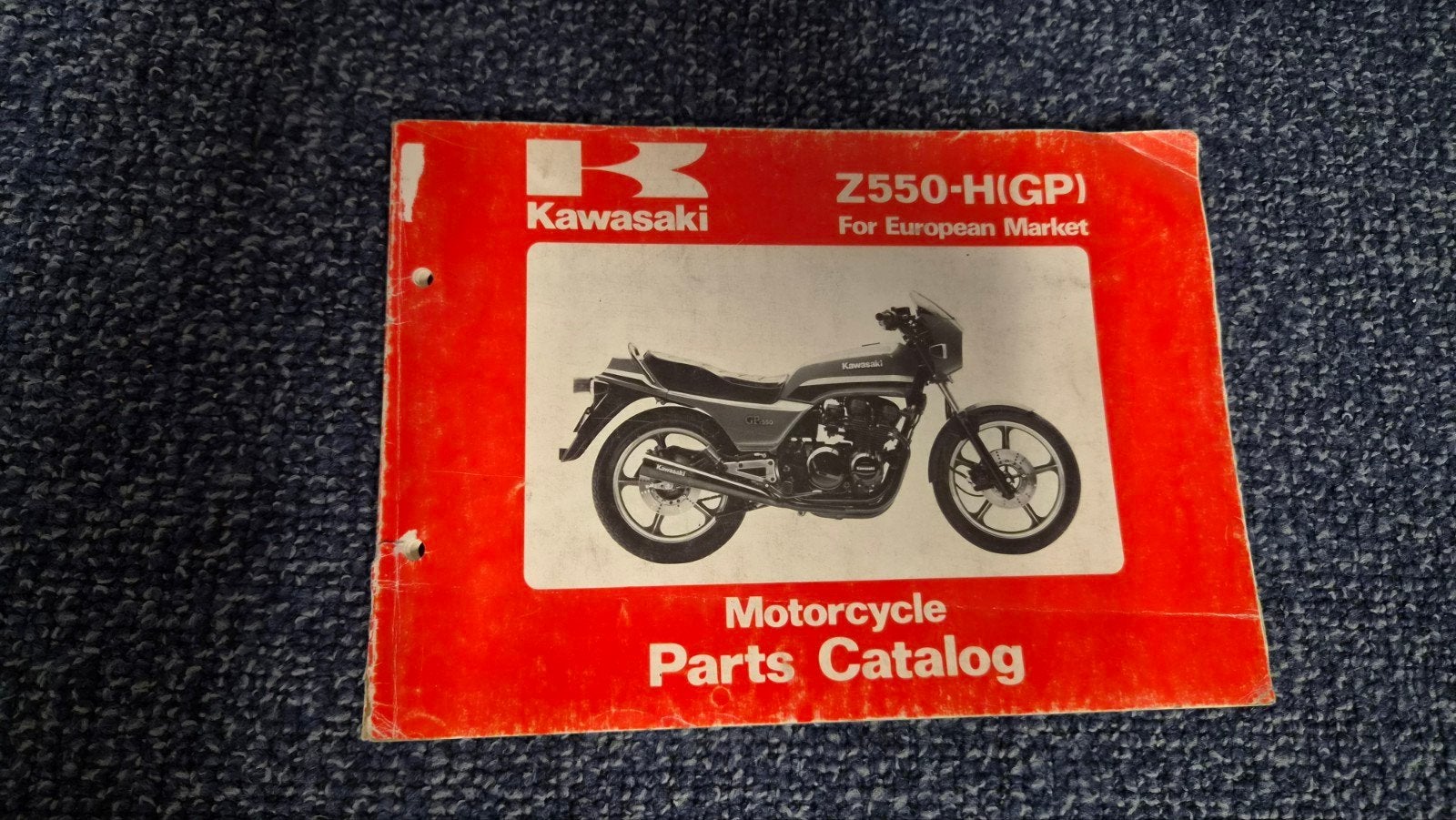 Kawasaki Z550-H(GP) Onderdelen Catalogus Werkplaats, Ophalen of Verzenden, Kawasaki