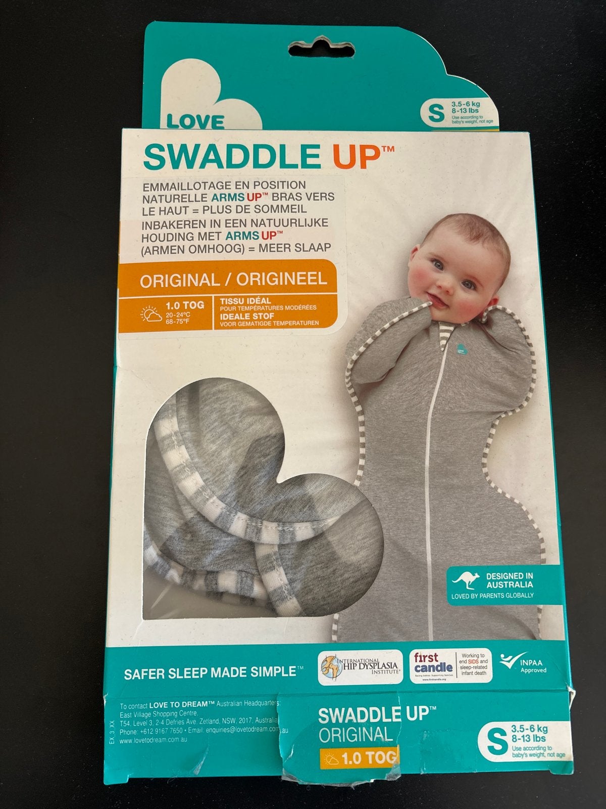 Love To Dream Swaddle Up Original - Maat S (3.5-6 kg), Kinderen en Baby's, Dekens, Slaapzakjes en Inbakerproducten, Ophalen, Bakerzak of Bakerdoek