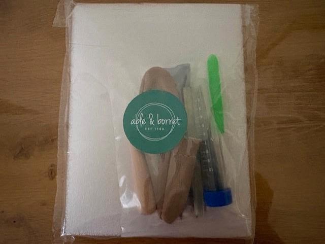 pakketje lontwol vilten, Hobby en Vrije tijd, Vilt, Ophalen of Verzenden, Nieuw, Overige typen