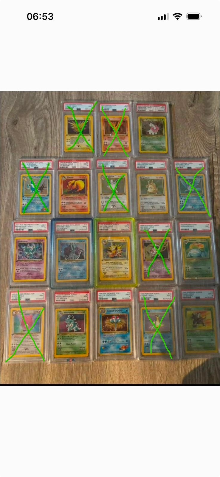 Grote Collectie PSA 9 Pokémon Kaarten - 1st Edition, Ophalen, Zo goed als nieuw, Meerdere kaarten, Foil