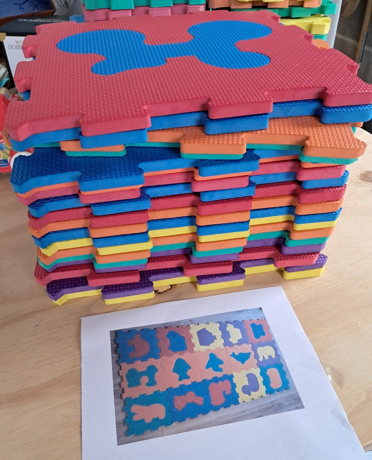 Puzzelmat van foam, Ophalen, Gebruikt, Jongen of Meisje