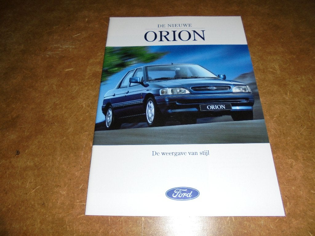 brochure Ford Orion  1993, Ophalen of Verzenden, Nieuw, Ford