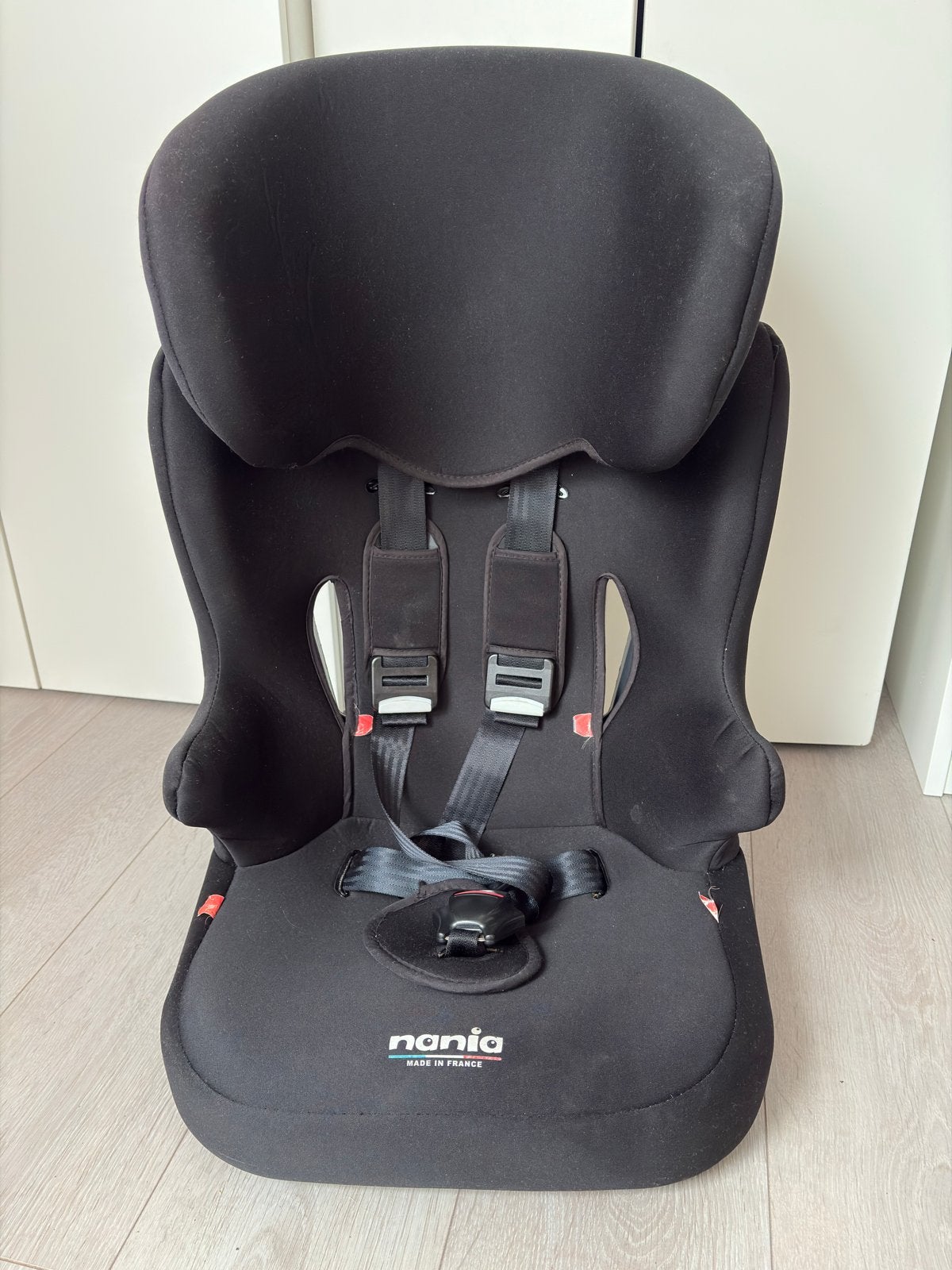Nania Autostoel - Zwart, Overige merken, 9 t/m 36 kg, Gebruikt, Autogordel