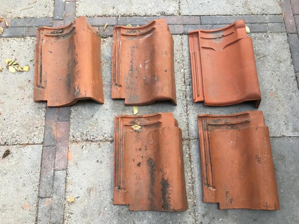 Hoekpannen, Ophalen, Steen of Klei, Zo goed als nieuw, Minder dan 5 m²