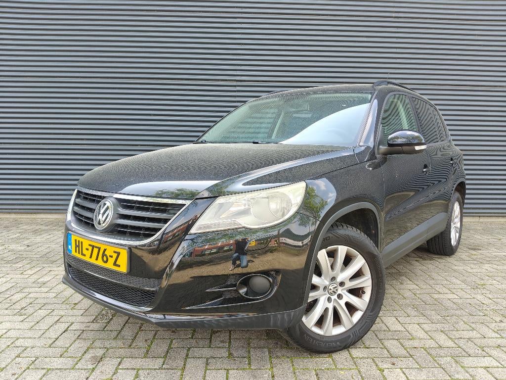 Volkswagen Tiguan 1.4 TSI | 4MOTION | 2007 | Nieuwe APK, Stof, Zwart, 4 cilinders, 2000 kg