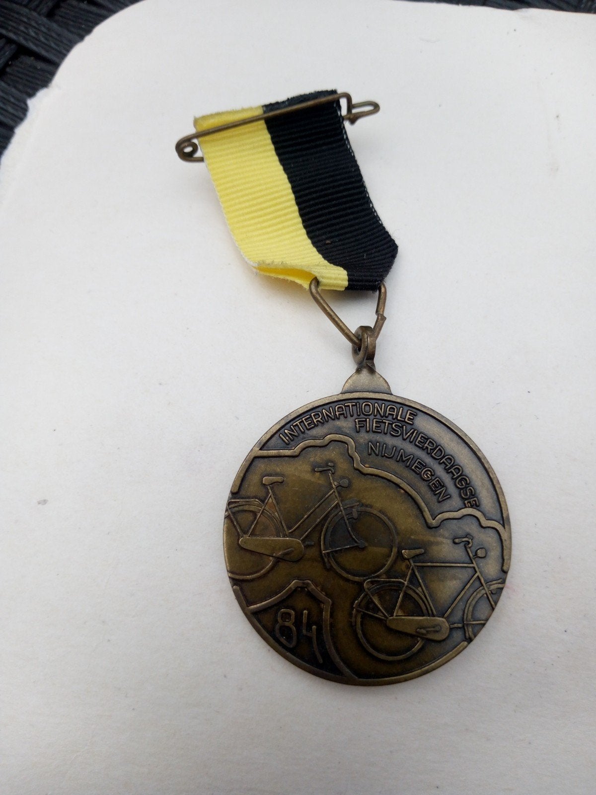Medaille Internationale Fietsvierdaagse Nijmegen '84, Ophalen, Brons, Nederland