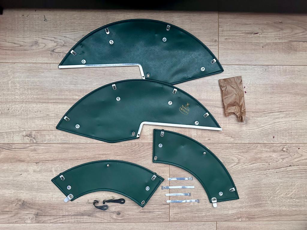 Kaptein Mobylette voorschermen en jasbeschermers, Fietsen en Brommers, Ophalen, Zo goed als nieuw, Overige typen, Overige merken