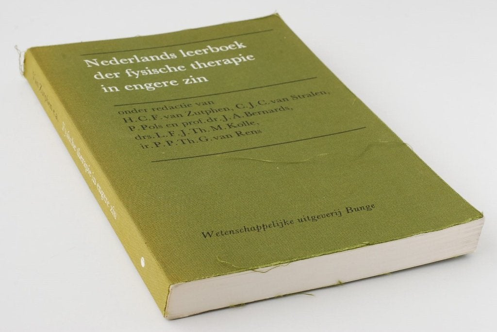 Nederlands leerboek der fysische therapie in engere zin 1982, H.C.F. van Zutphen, C.J.C. van Stralen, P. Pols e.a., Verzenden