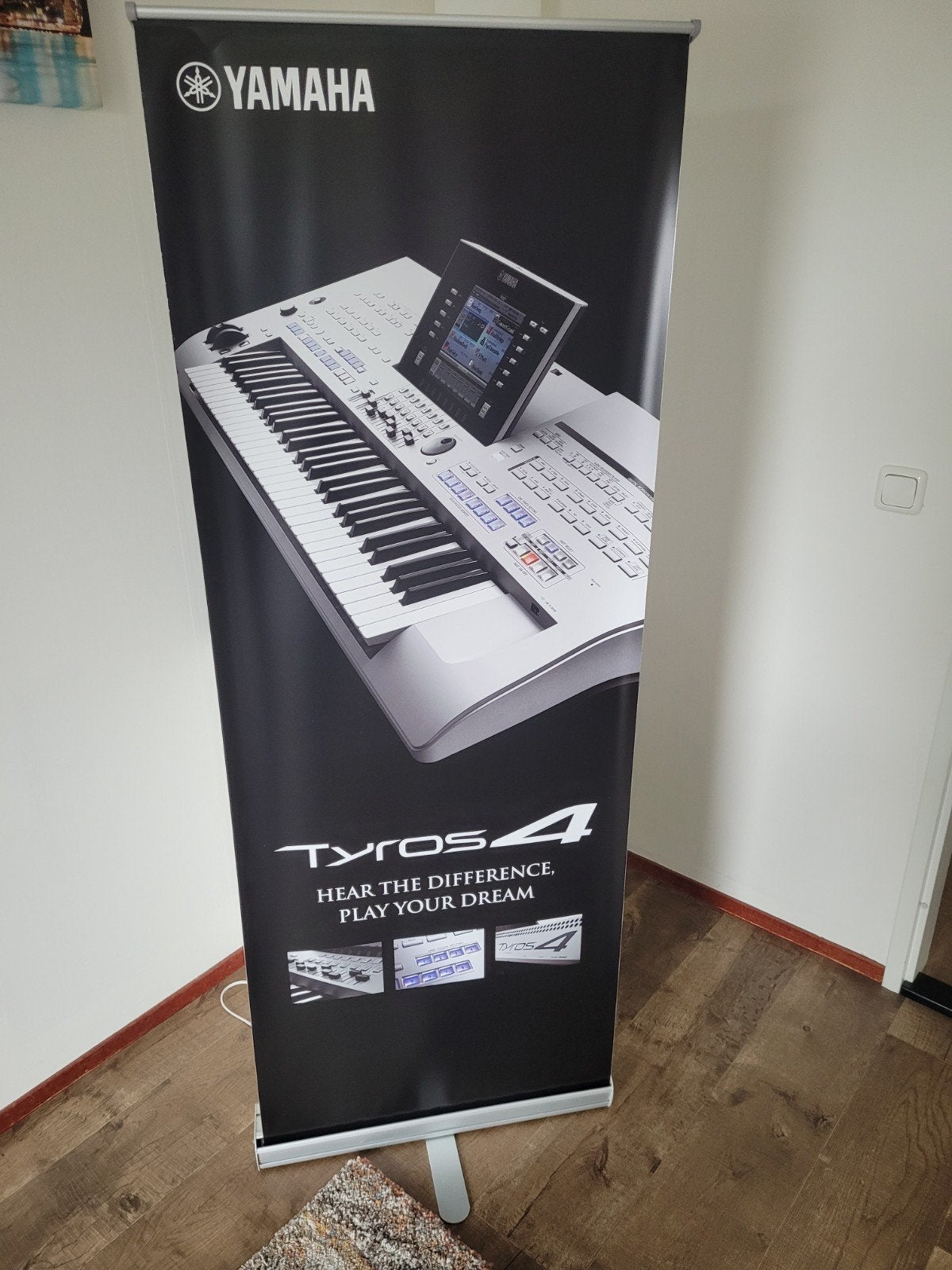 Yamaha Tyros 4 Roll-up Banner met draagtas, Muziek en Instrumenten, Keyboards, Ophalen of Verzenden