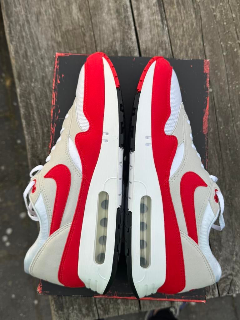 Nike Air Max 1 Big Bubble Red 46 Eu, Kleding | Heren, Schoenen, Overige kleuren, Nieuw, Ophalen of Verzenden, Sneakers of Gympen