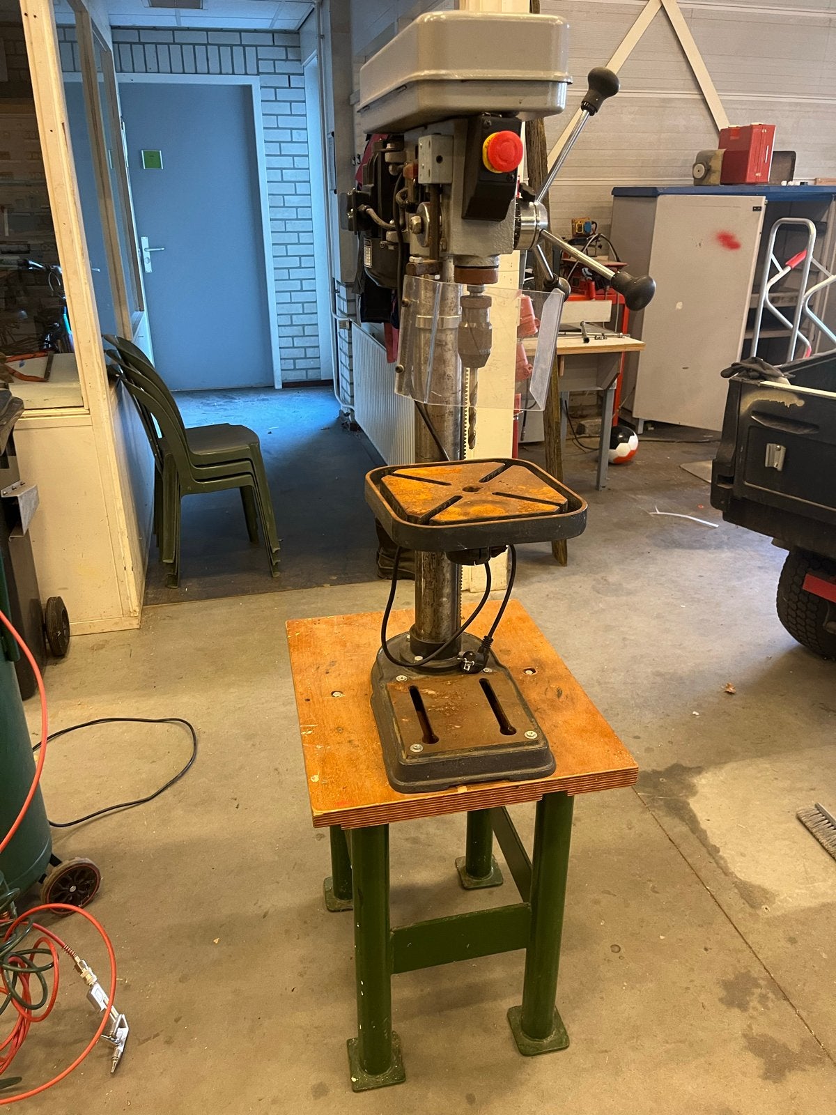 Robuuste Kolomboormachine - Perfect voor Werkplaats, Doe-het-zelf en Verbouw, Gereedschap | Boormachines, Ophalen of Verzenden
