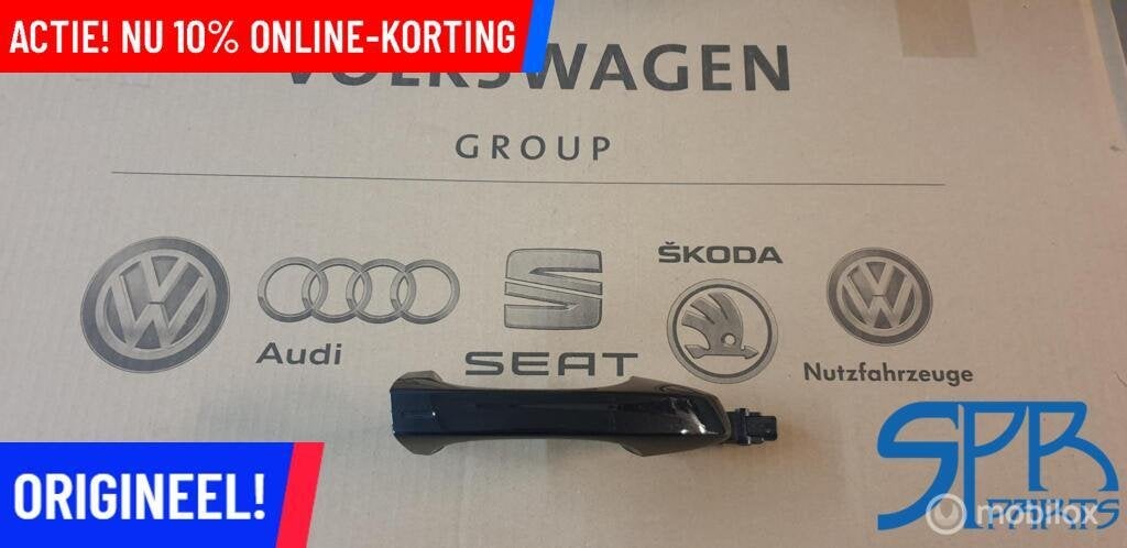 GOLF 7 LC9X KEYLESS Deurgreep Rechtsvoor PORTIERGREEP RECHTS, Volkswagen, Nieuw, Ophalen of Verzenden, Volkswagen