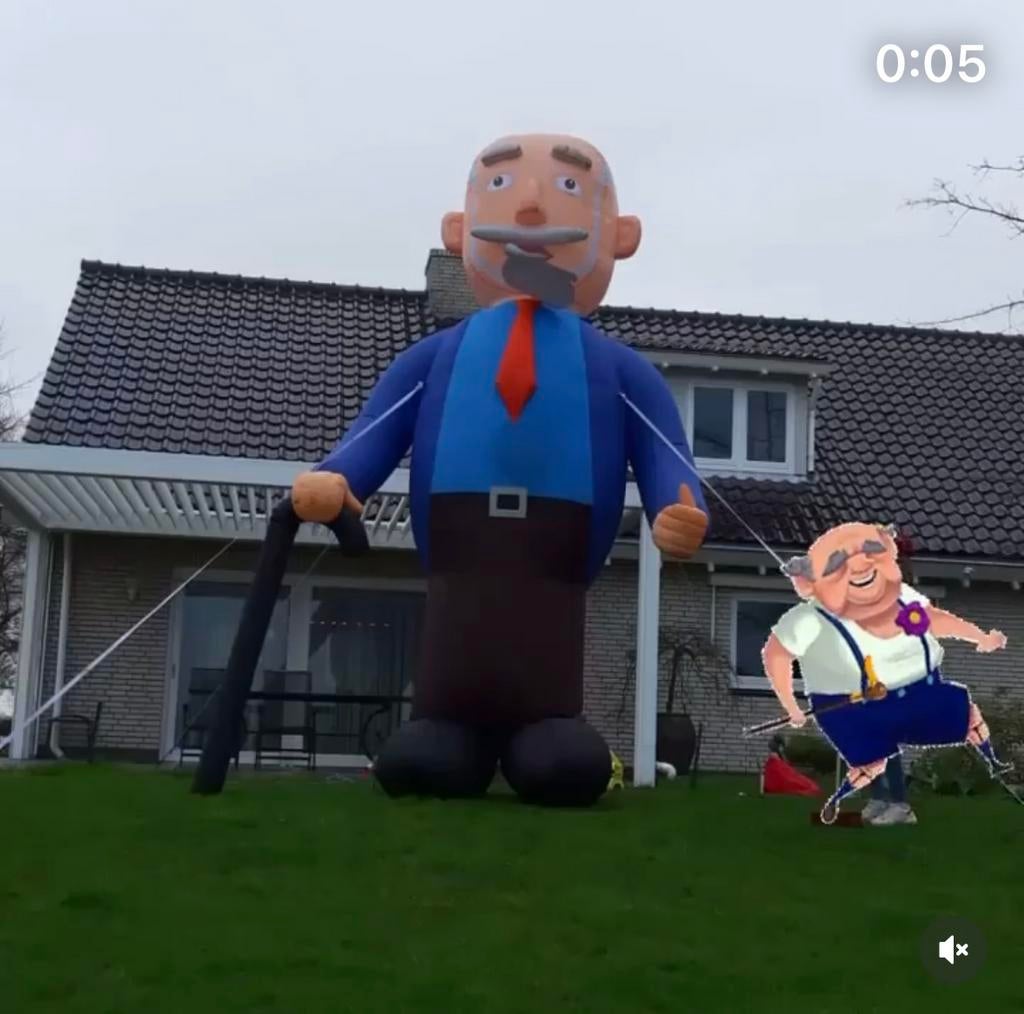 Abraham opblaasfiguur 50 jaar te huur, Ophalen, Nieuw, Abraham of Sarah