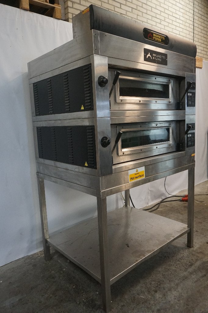 Pizza oven Moretti Forni pizzaoven op RVS onderstel, Ophalen, Gebruikt, Moretti Forni