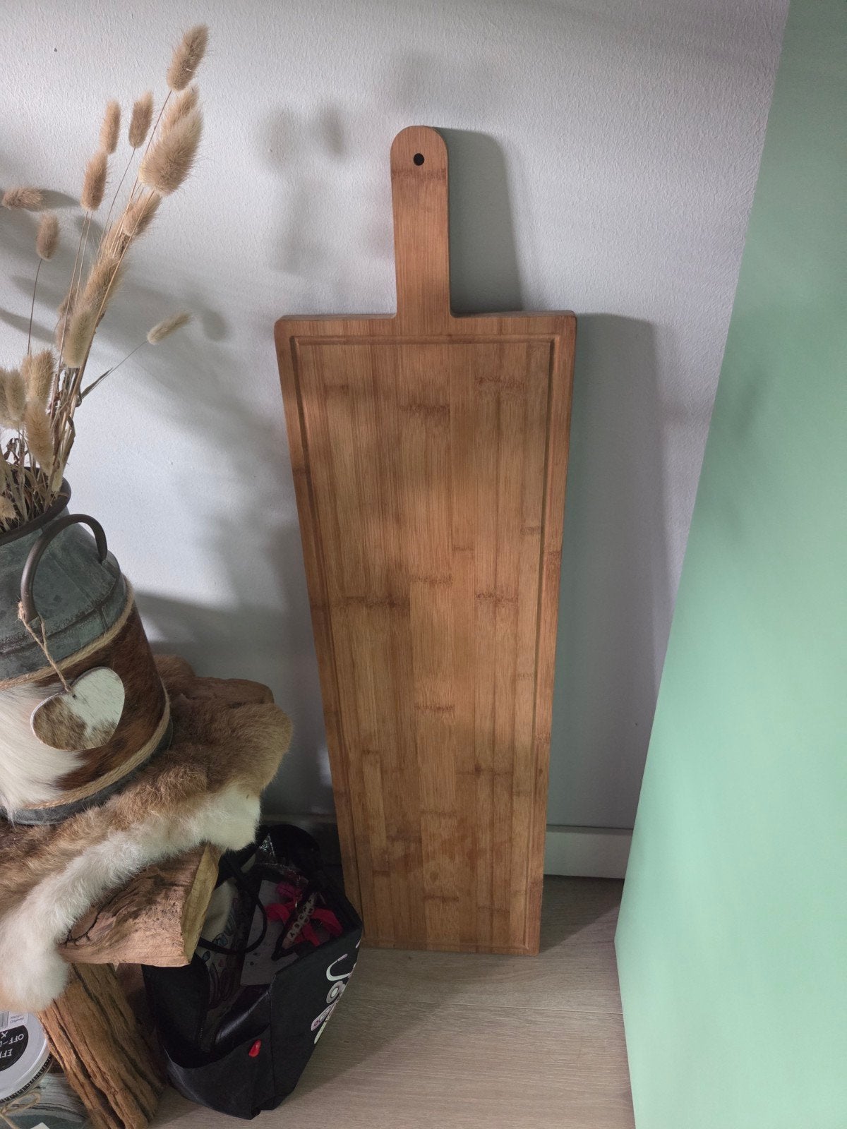 Grote bamboe snij- of serveerplank, Ophalen, Gebruikt, Hout, Snij-/serveerplank