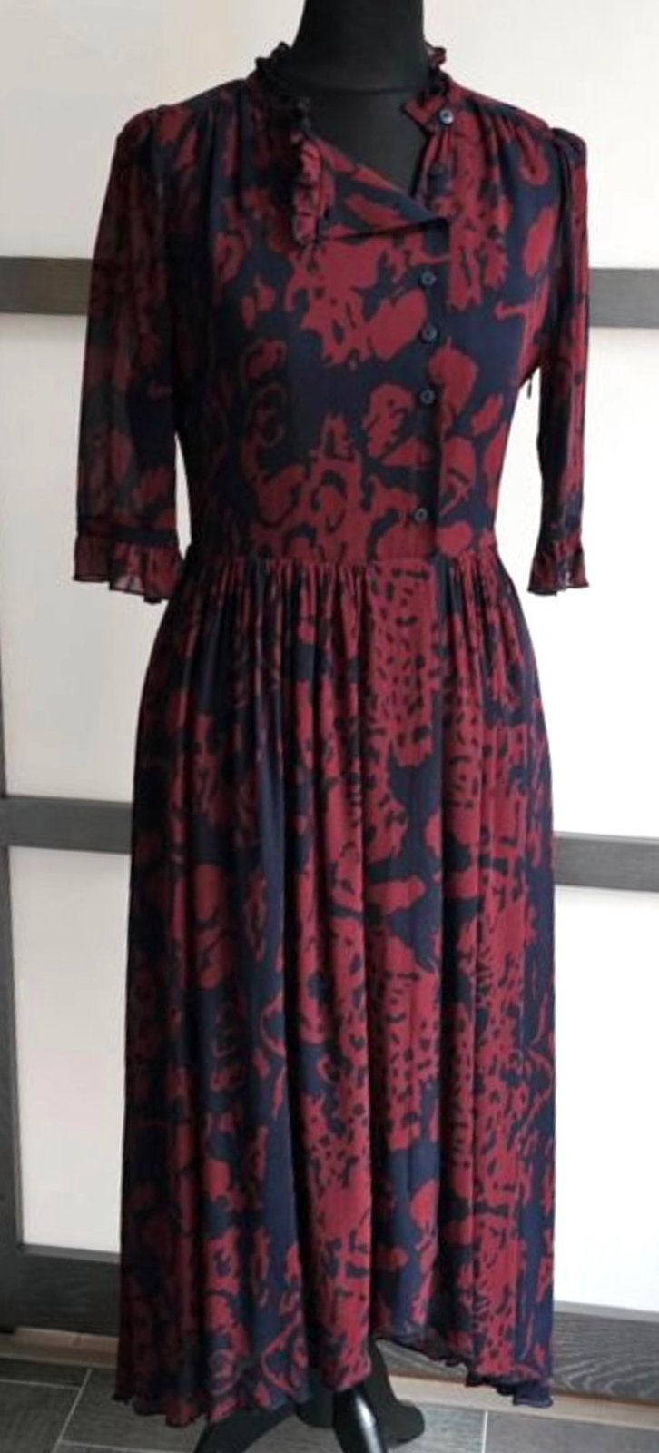 BA&SH ZOMER JURK MAAT 0 (XS) NEW €280,- ALS NIEUW 💛💛💛, Overige kleuren, Nieuw, Ophalen of Verzenden, Maat 34 (XS) of kleiner