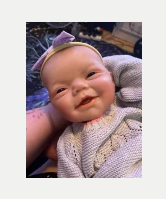 Realistische baby pop levensecht Charlie (49cm), Ophalen of Verzenden, Nieuw, Pop