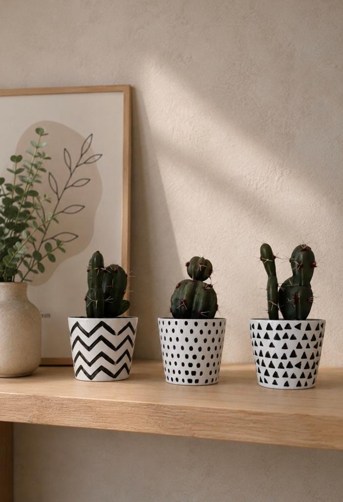 3x nepcactus ca 7cm, Huis en Inrichting, Woonaccessoires | Overige, Ophalen of Verzenden, Nieuw, Steen/keramiek