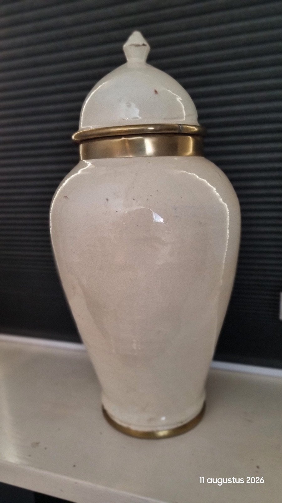 vintage-antieke gember pot / tempelpot / vaas., Ophalen