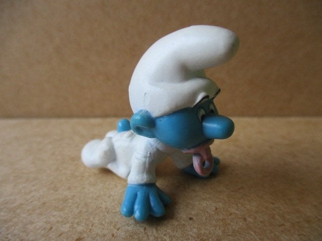 adv10816 smurfen poppetje 40, Verzamelen, Ophalen, Smurfen, Gebruikt, Beeldje of Figuurtje