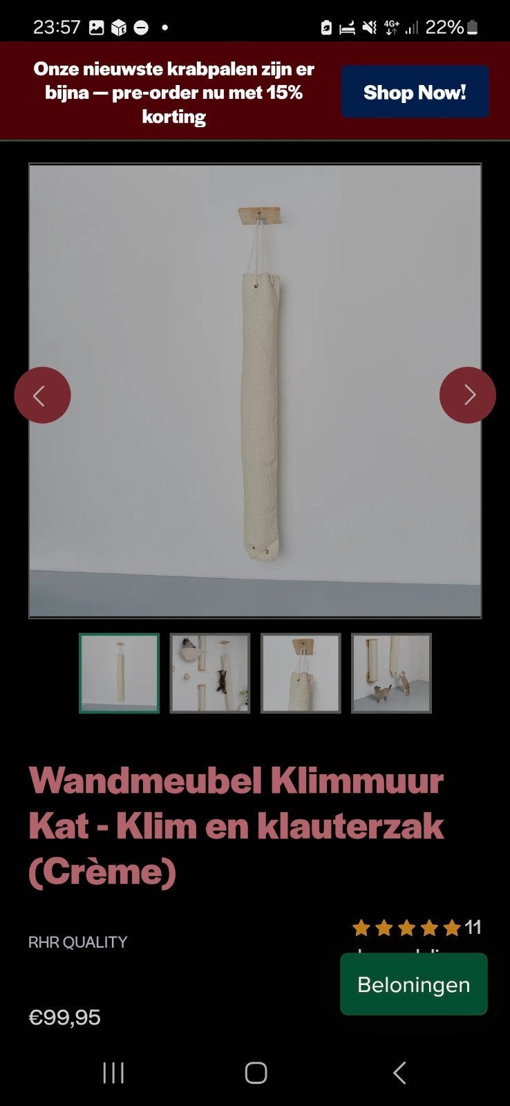 Klimzak, Ophalen of Verzenden, Nieuw, Krabmeubel-onderdelen