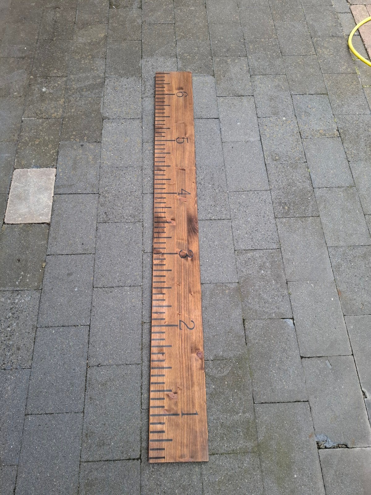 houten liniaal deco, Ophalen