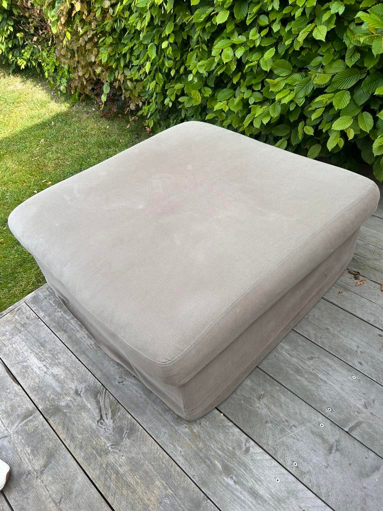 Grote poef,, Ophalen, Gebruikt, Vierkant, 75 tot 100 cm