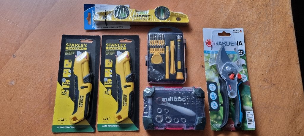 Metabo / Stanley / Silverline / Gardena NIEUW, Ophalen of Verzenden, Nieuw, Gereedschapsset