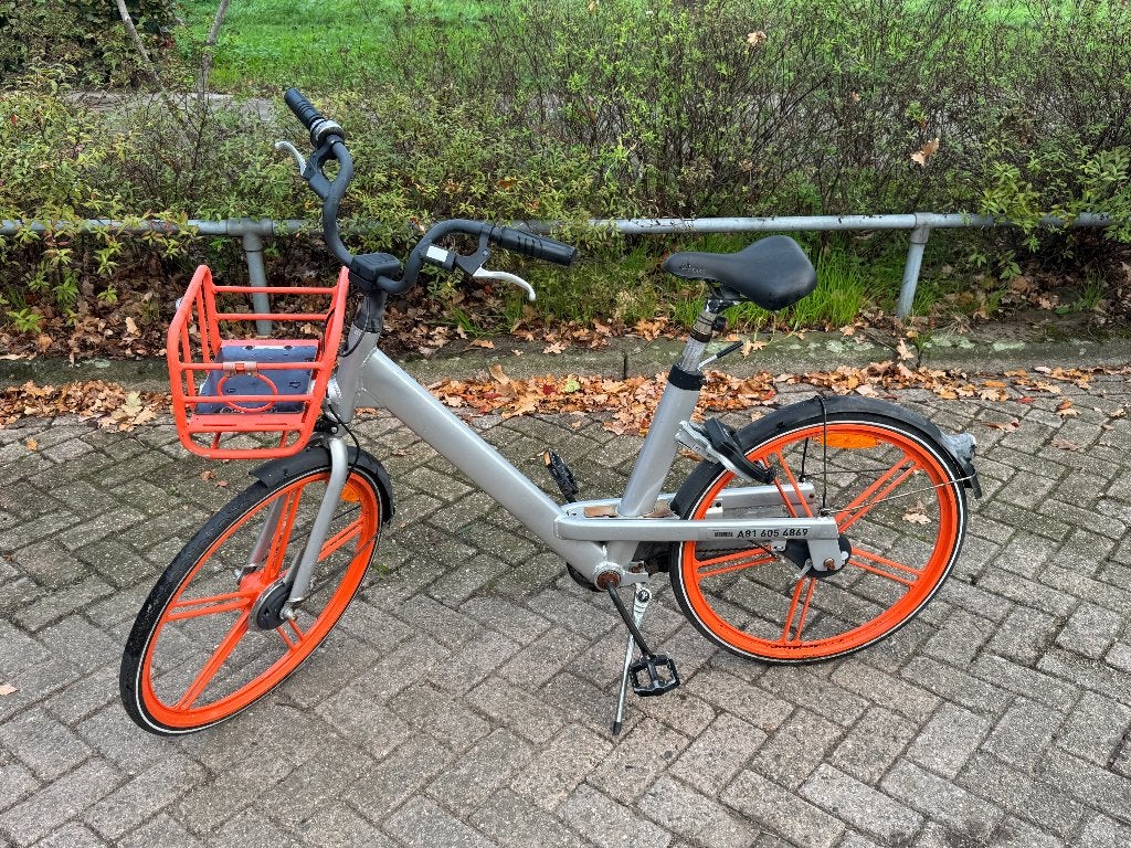 Robuuste Mobike fiets met lekvrije banden, Minder dan 47 cm, Trommelrem, Ophalen, Overige merken
