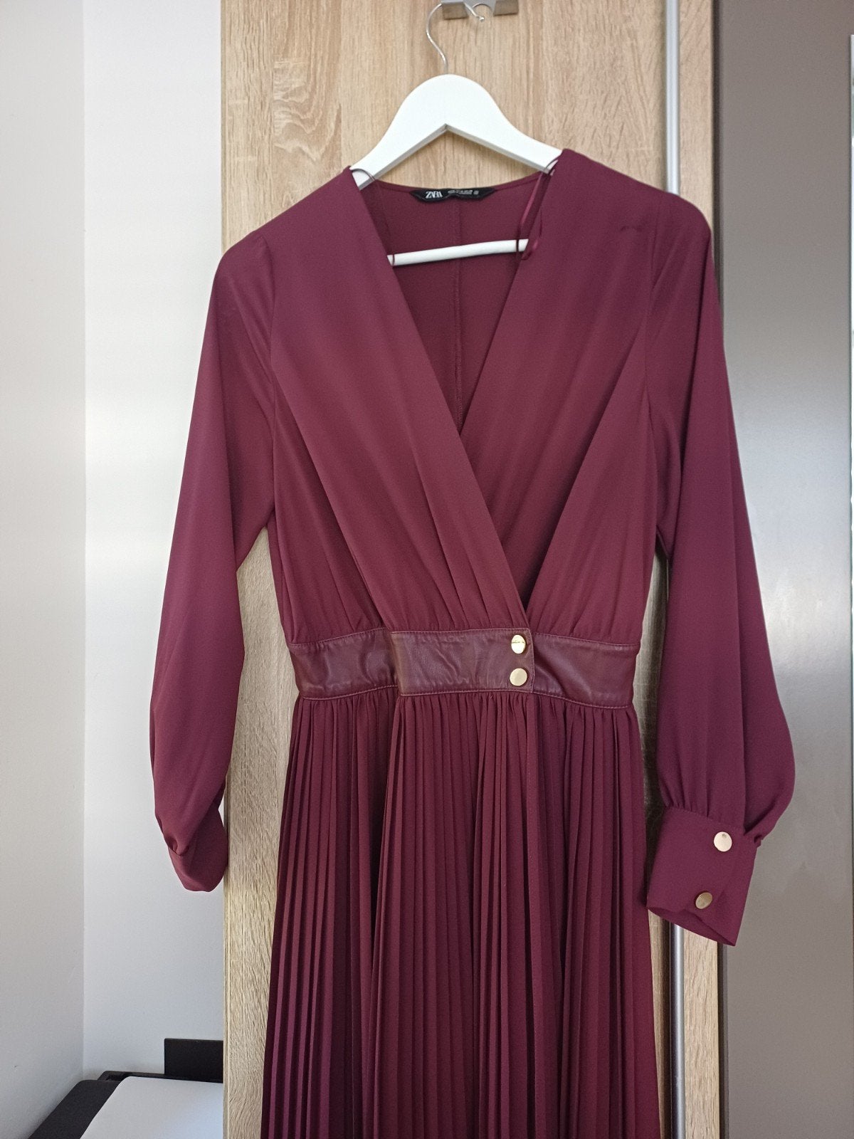 Mooie Zara Bordeaux Rode, Ophalen of Verzenden, Zo goed als nieuw, Rood, Boven de knie