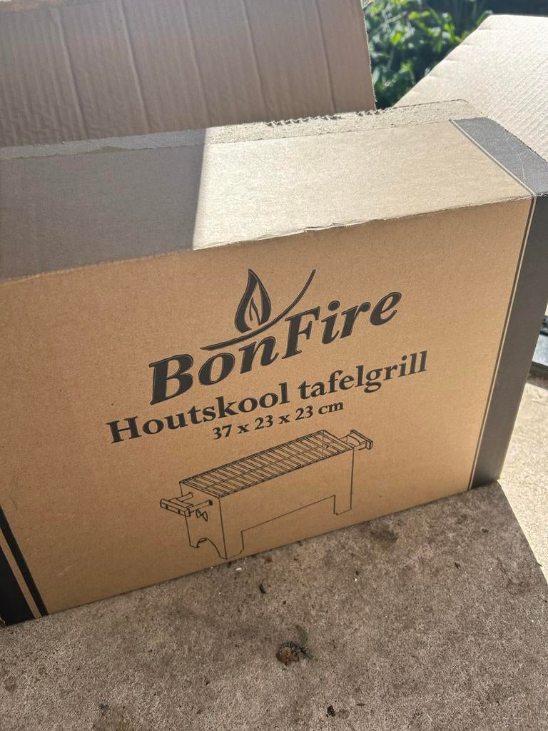 BonFire Houtskool Tafelgrill - Nieuw in doos, Ophalen, Nieuw