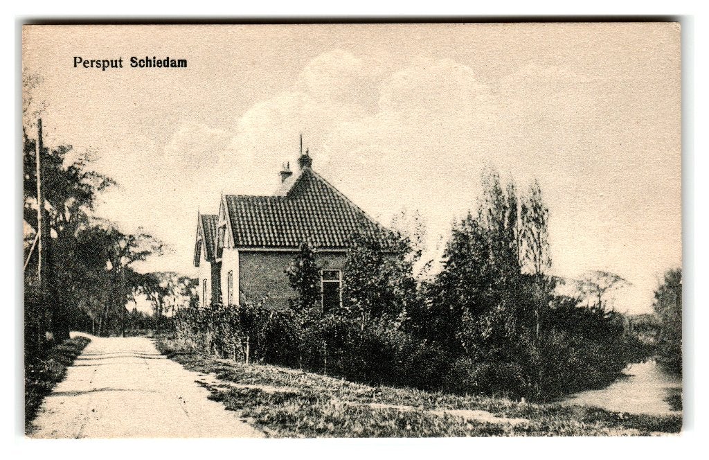 Schiedam, Persput, Verzenden, 1920 tot 1940, Ongelopen, Zuid-Holland