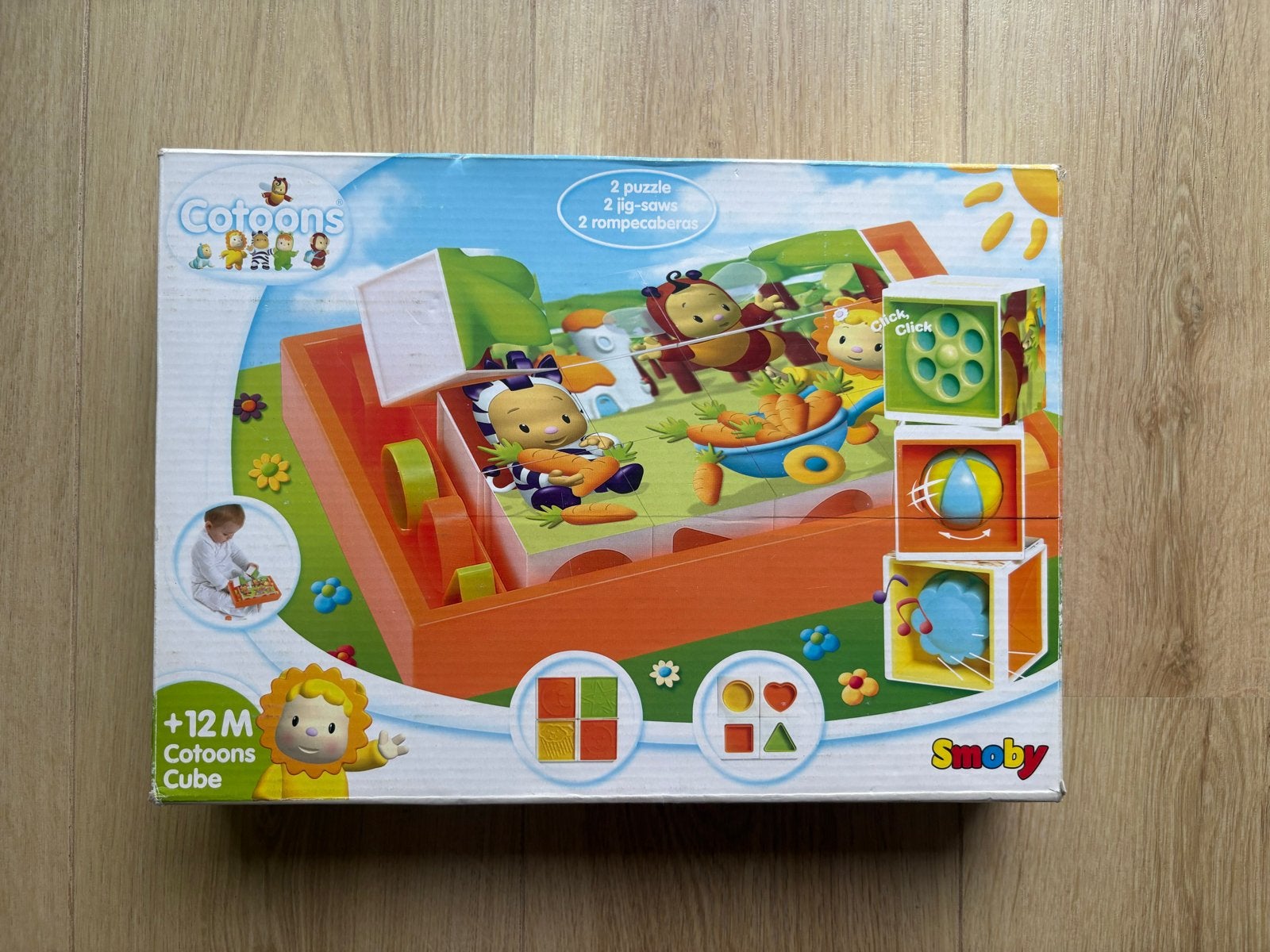 Cotoons Cube Smoby - Educatief Speelgoed +12M, Kinderen en Baby's, Ophalen of Verzenden, Nieuw, Overige typen