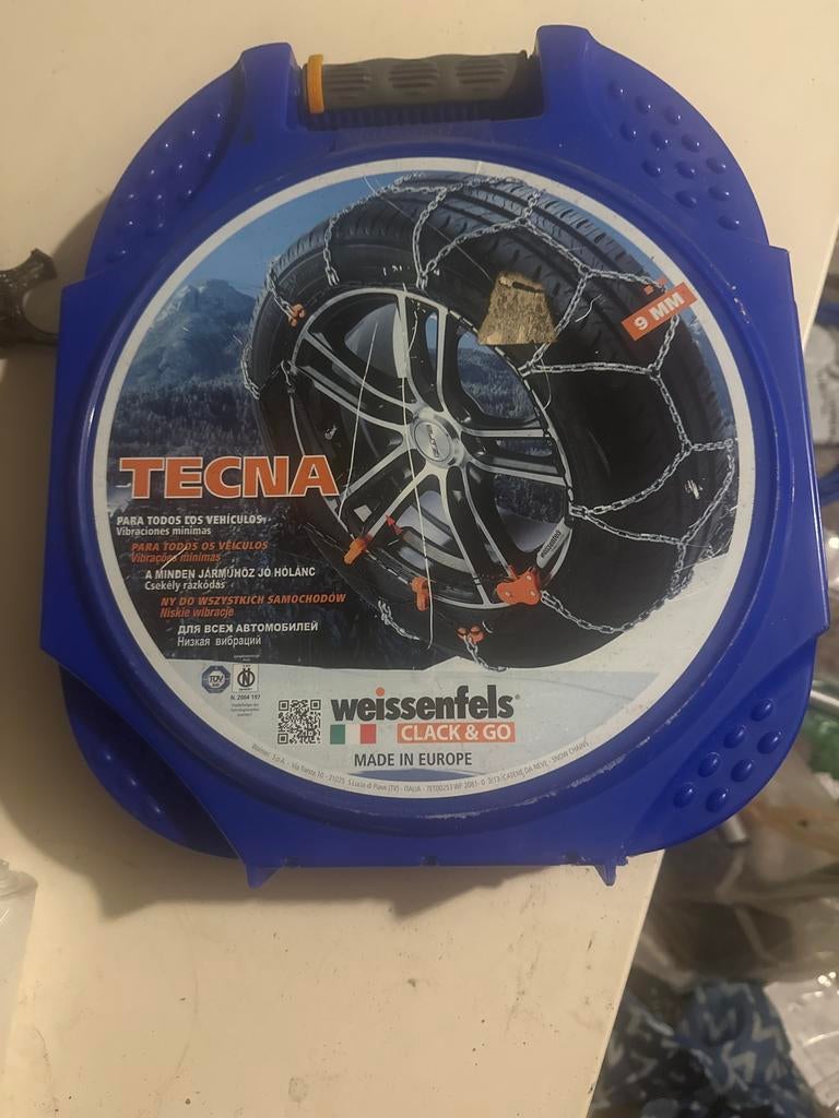Tecna Weissenfels Clack & Go 9mm Sneeuwkettingen, Ophalen of Verzenden, Nieuw