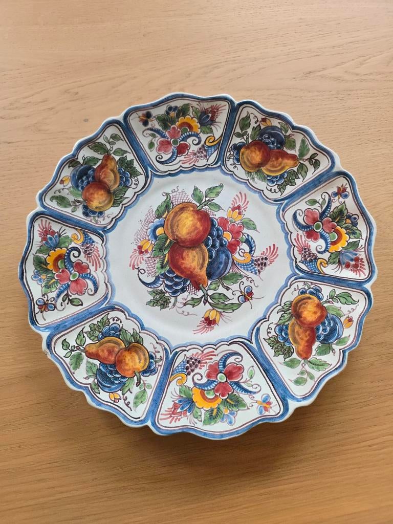 Zeer zeldzaam antiek wandbord Altena & Krooyenga Makkum, Ophalen of Verzenden