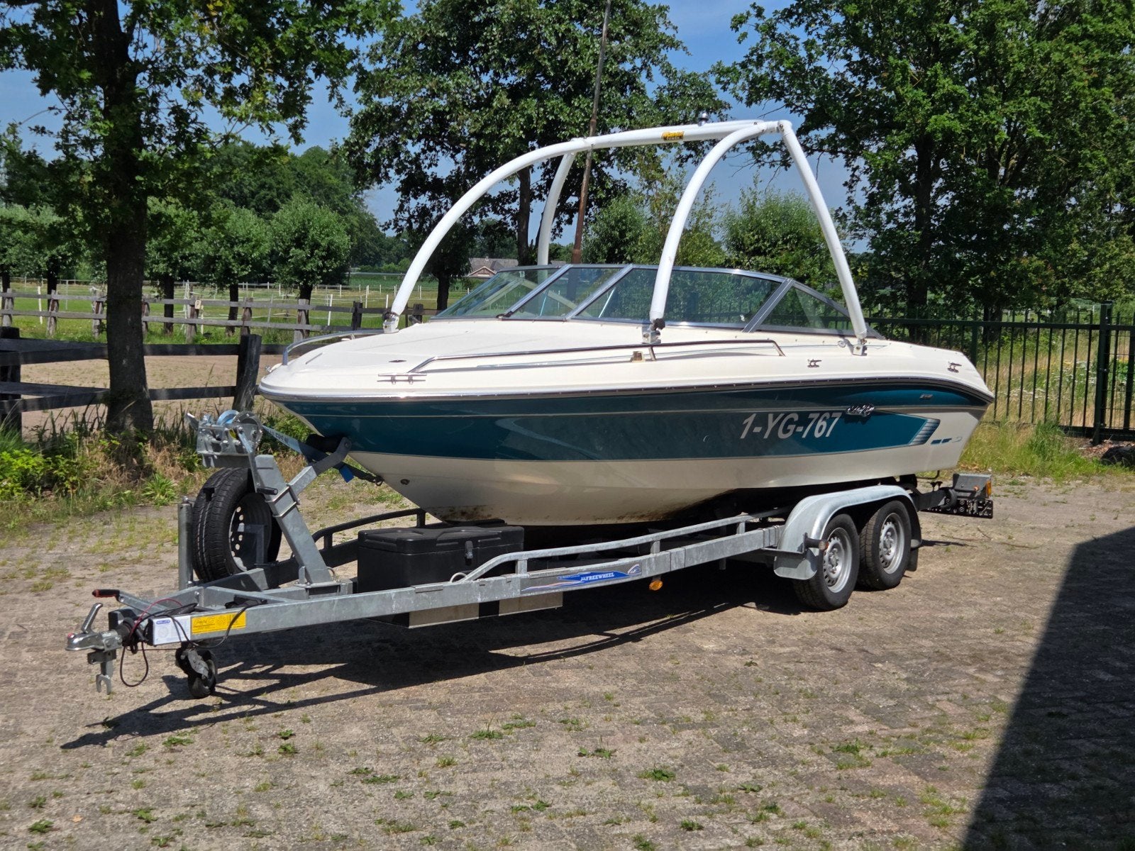 Sea Ray 180 Sport, Mercruiser 4.3LX/V6, Freewheel trailer, Watersport en Boten, Speedboten, Ophalen, Gebruikt, Binnenboordmotor