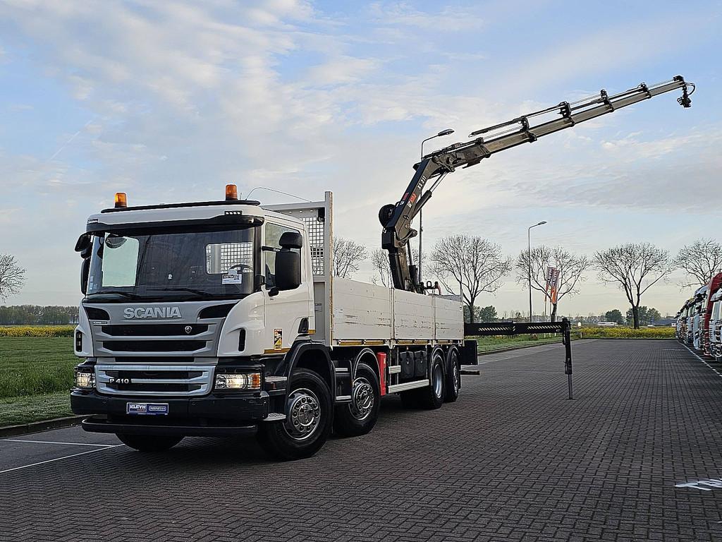 SCANIA P410 hiab 211 ep-5 hiduo, Automaat, Euro 6, Scania, Wit