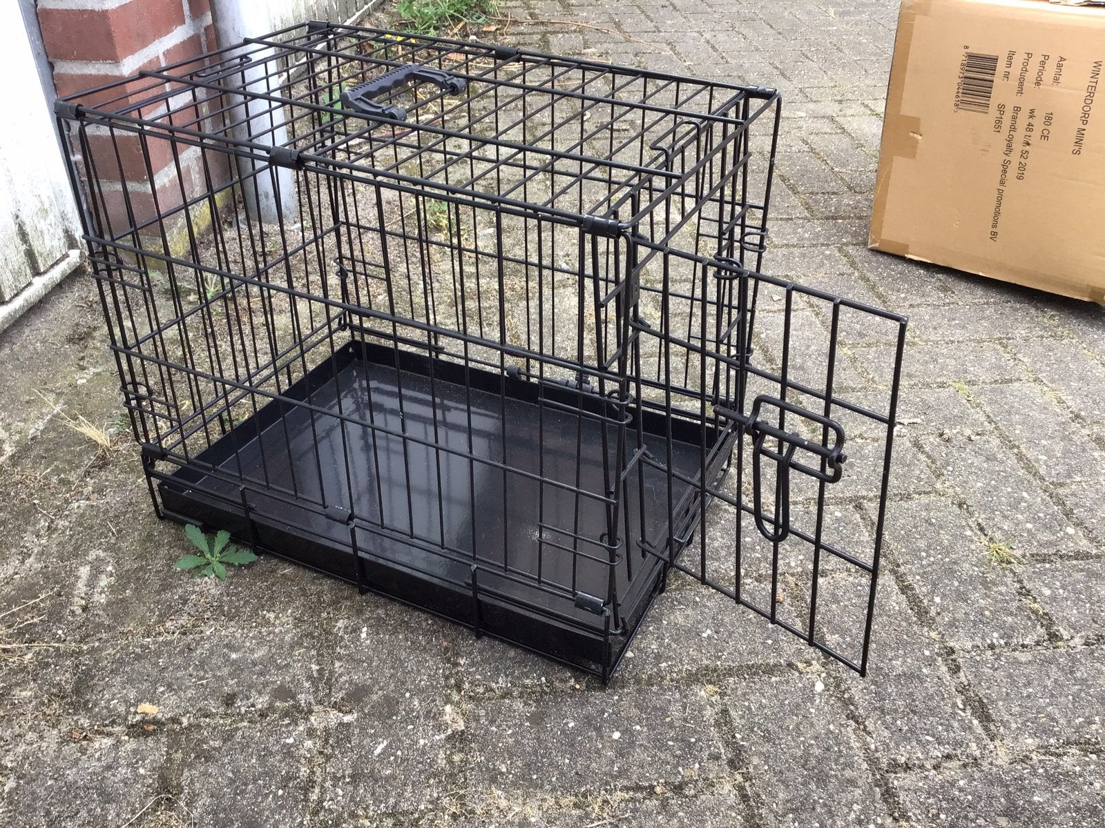 Opvouwbare hondenbench,kennel 49x32, Ophalen, Zo goed als nieuw, 110 cm of meer