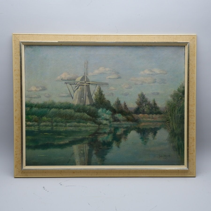 Joh. Leopold – Oude molen aan de Kleine Poel bij Aalsmeer