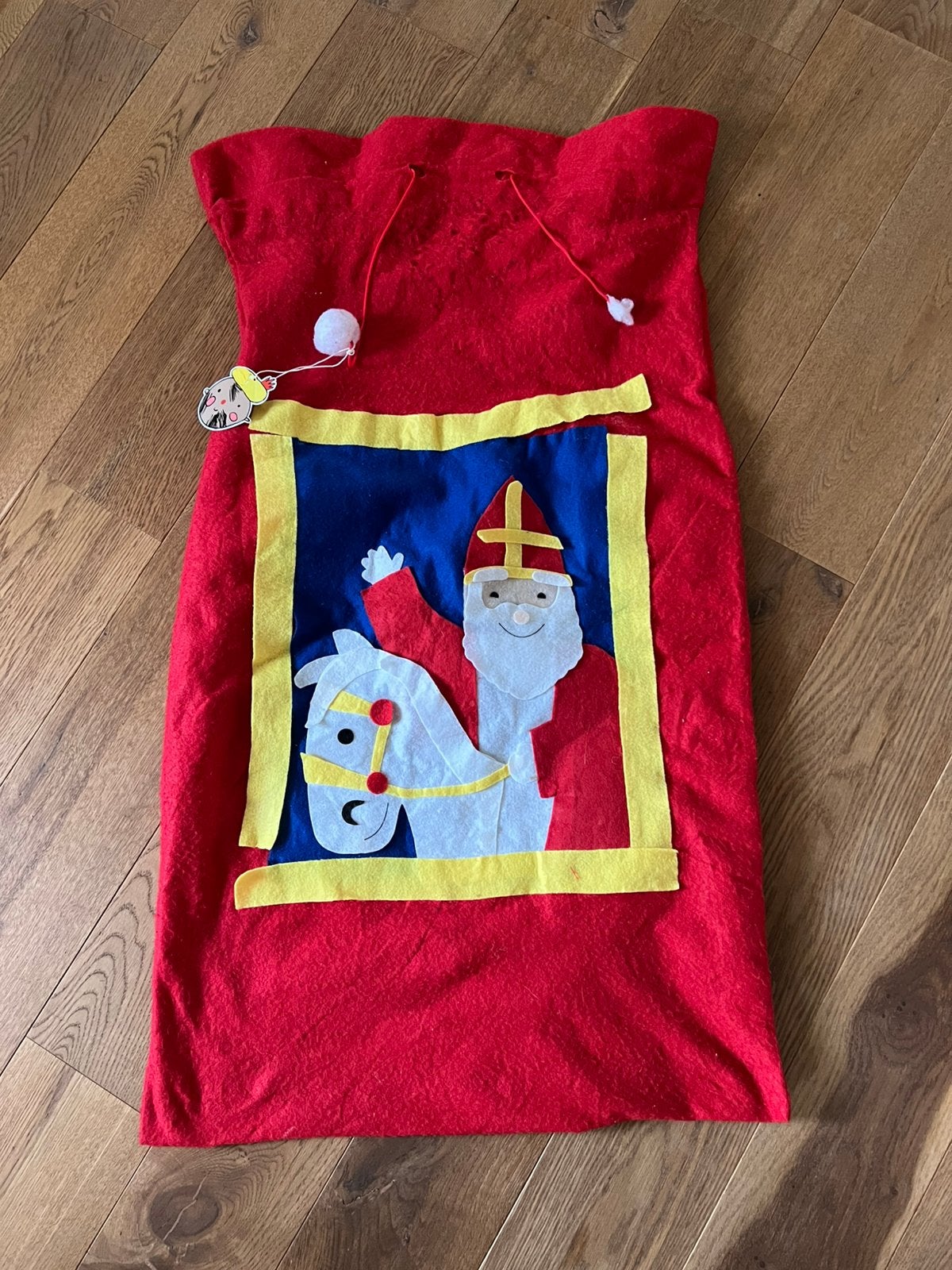 Stoffen/ filten zak voor Sinterklaas geschenzak, Diversen, Sinterklaas, Ophalen of Verzenden, Gebruikt