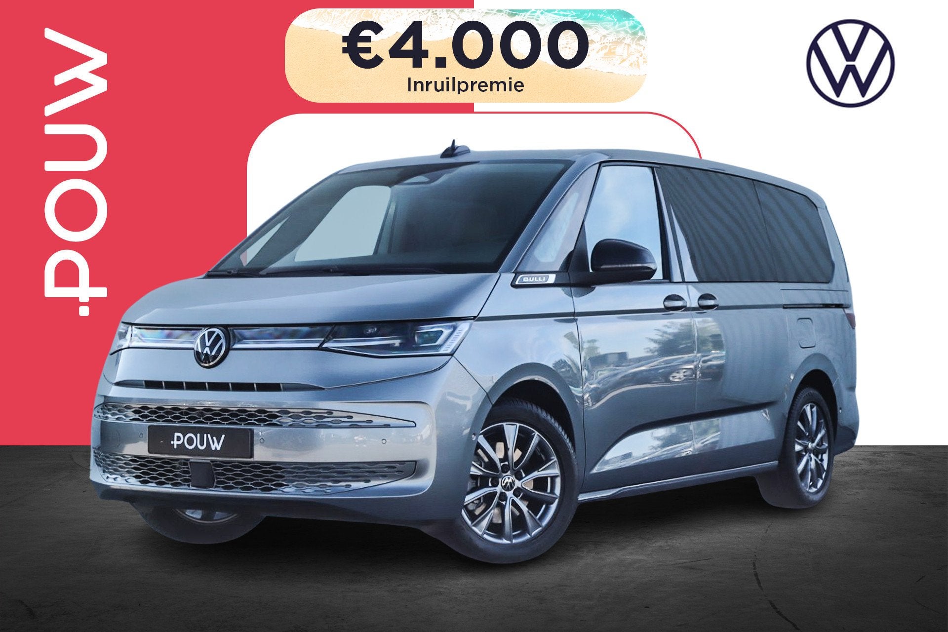 Volkswagen Multivan 1.5 eHybrid 245 L2 Bulli Edition 4Motion, Auto's, Automaat, 12 maanden, Euro 6, 150 min