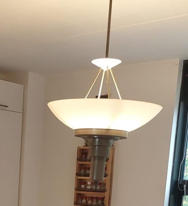 Gispen Sonneveldlamp - Vintage Design Hanglamp, Ophalen, Gebruikt, 50 tot 75 cm, Vintage, Mid-century Modern, Dutch Design