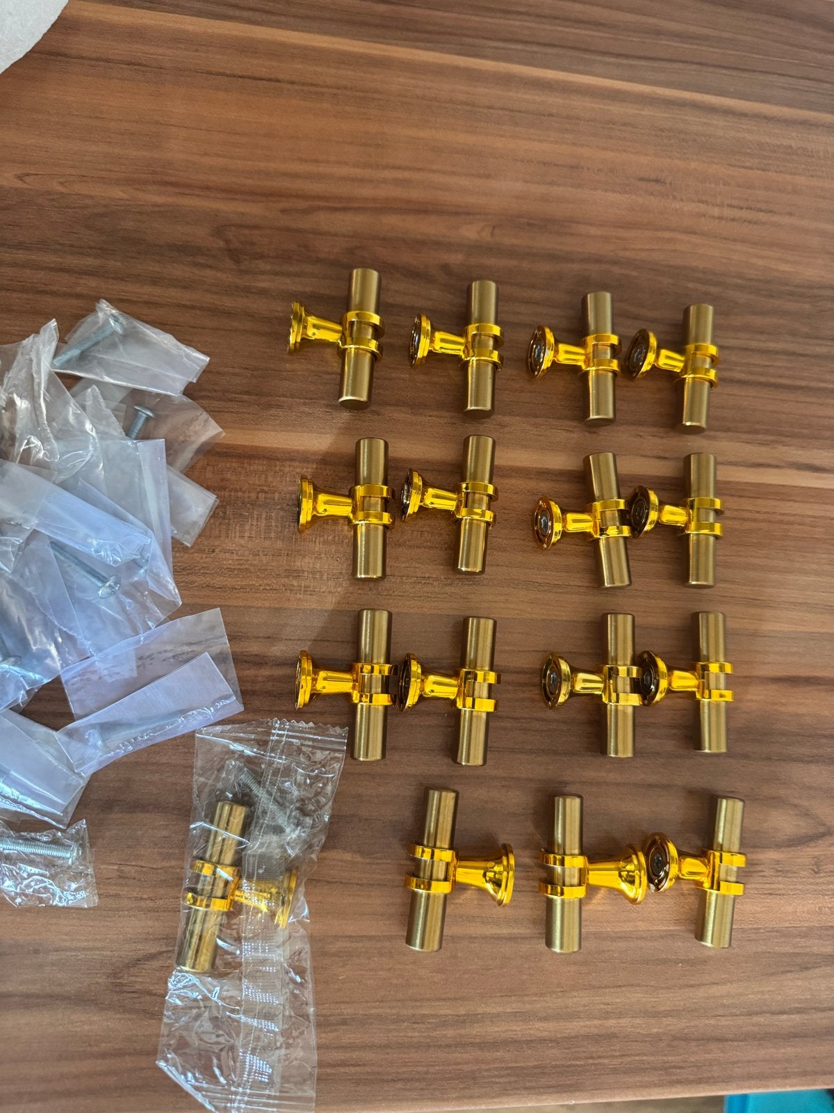 16 Messing/Gouden Knopjes voor Keuken of Kasten - 5 cm, Ophalen of Verzenden, Nieuw