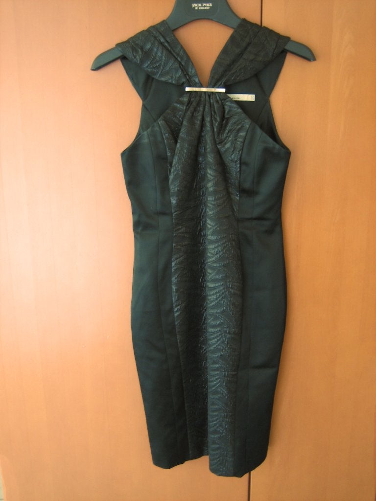 Chique sexy zwart cocktailjurkje KAREN MILLEN 40 snazzeys, Maat 38/40 (M), Verzenden, Zwart, Nieuw