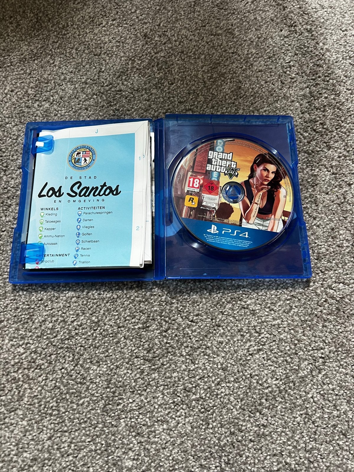 Grand Theft Auto V (GTA 5) voor PlayStation 4 (PS4), Online, Vanaf 18 jaar, 1 speler, Zo goed als nieuw