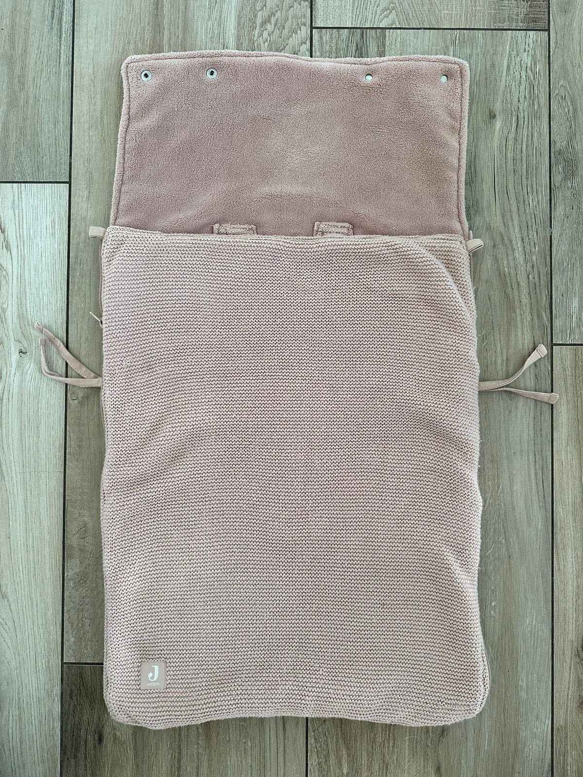 Voetenzak, Jollein, licht roze, Jollein, Ophalen of Verzenden, Zo goed als nieuw, Voetenzak