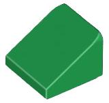 Lego Dakpannen/slope 1x1 groen 100 stuks, Ophalen of Verzenden, Gebruikt, Losse stenen, Lego