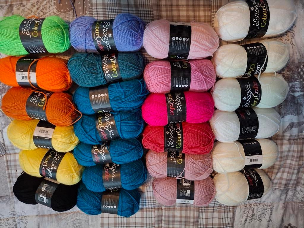 25 bollen Scheepjes Colour Crafter, Ophalen of Verzenden, Nieuw, Breien of Haken, Wol of Garen